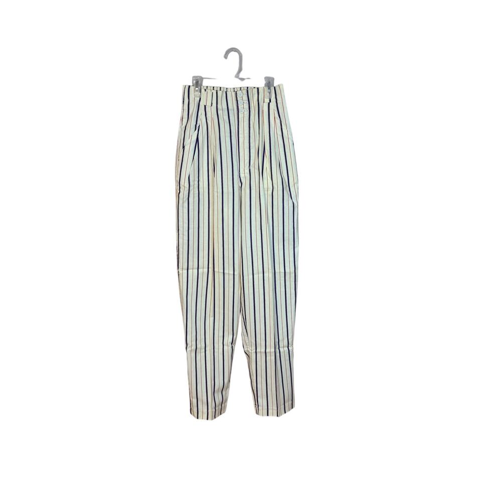 Cabin Creek women’s high-waisted pleated trousers 100% cotton size 10 Tall